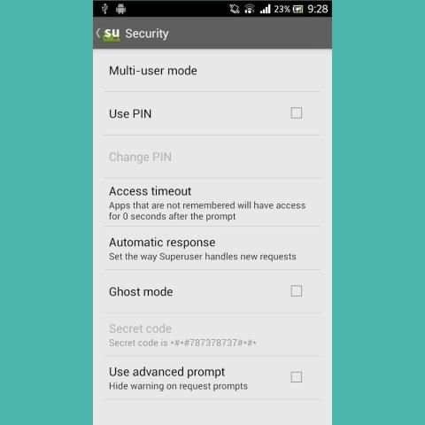 Superuser for ROOTED स्क्रीनशॉट 2