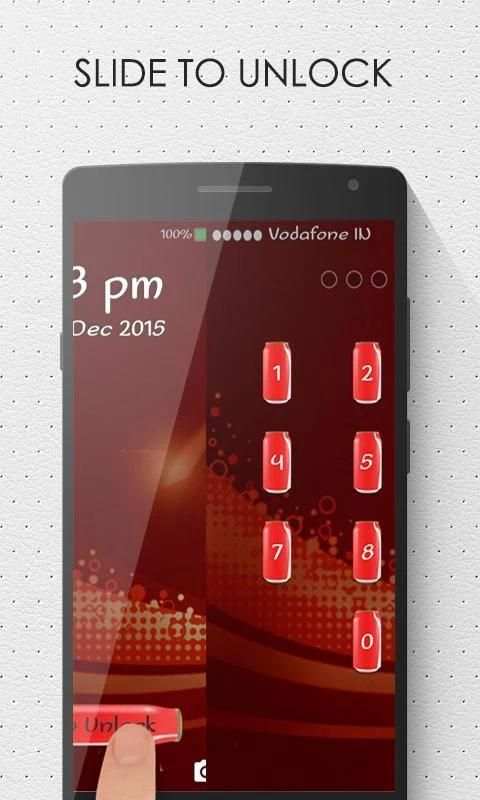 Cola Advance Lock Screen скриншот 3