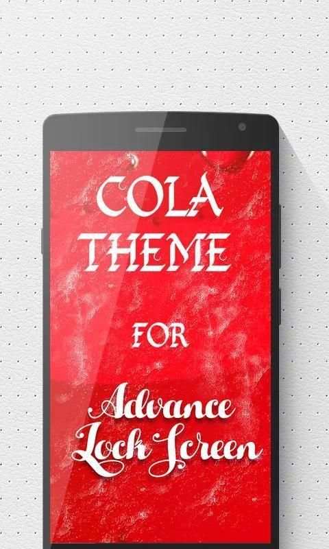 Cola Advance Lock Screen скриншот 1
