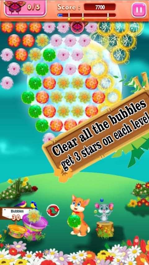 Bubble Tom Blossom Blast Shoot screenshot 4
