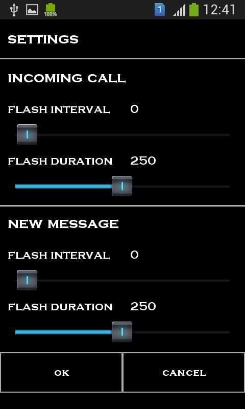 Flash Alert on Call screenshot 1