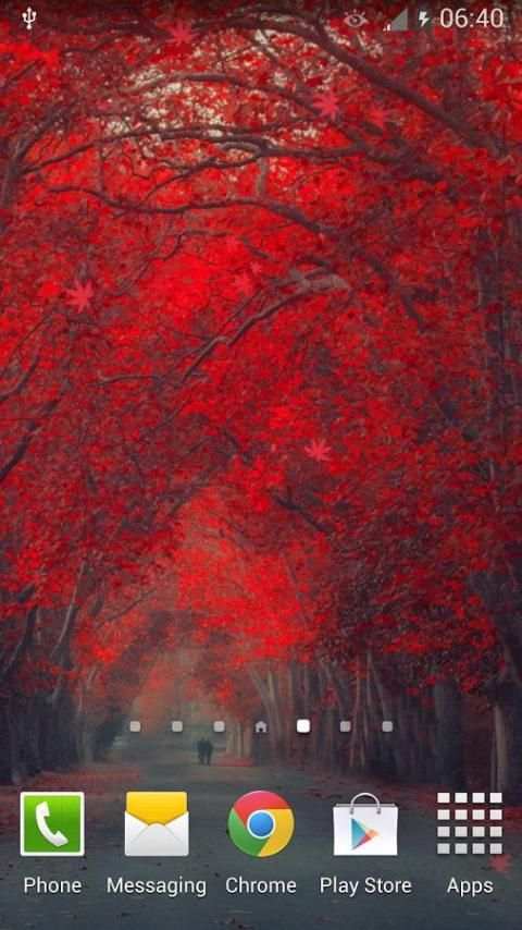 Red Leaves Live WallPaper screenshot 5