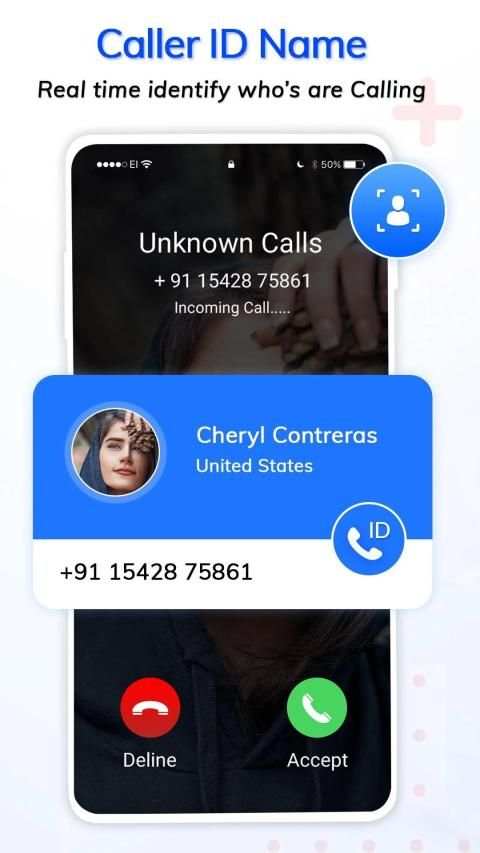 Caller ID Name and Number Location Tracker स्क्रीनशॉट 2