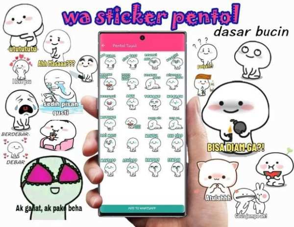 Pentol Stiker WAStickerApps Stiker Pentol Lucu screenshot 3