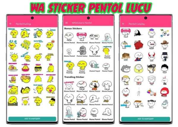 Pentol Stiker WAStickerApps Stiker Pentol Lucu screenshot 2