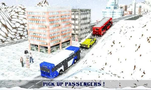 Winter Bus Drive - Tourist Sim screenshot 15