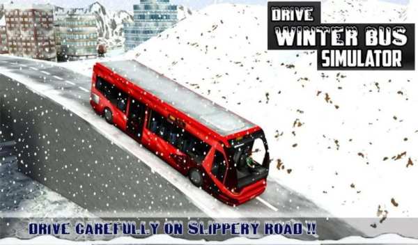 Winter Bus Drive - Tourist Sim screenshot 6