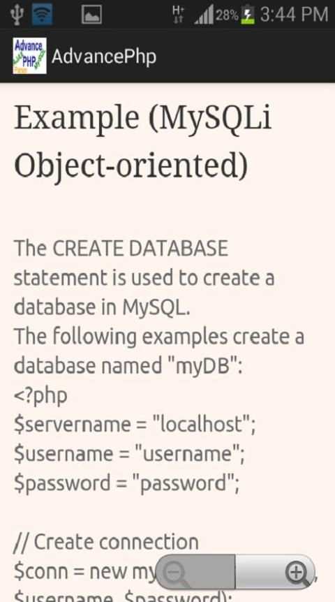 Advance Php/AJAX W3school screenshot 2
