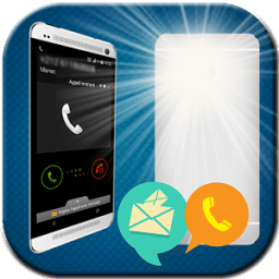 ikon Flash Blink on SMS and Call