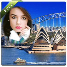 World cities photo frames أيقونة