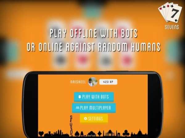Sevens Playing Cards Game screenshot 4