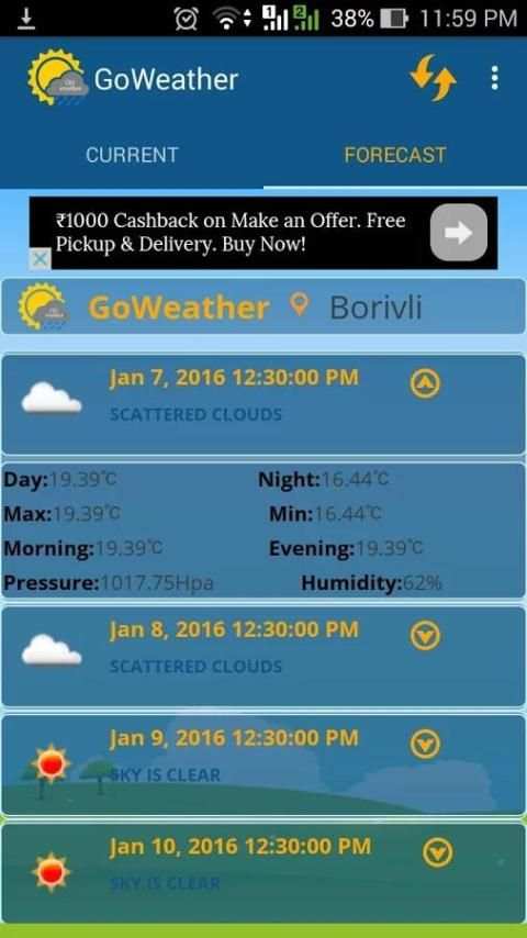 GoWeather screenshot 3