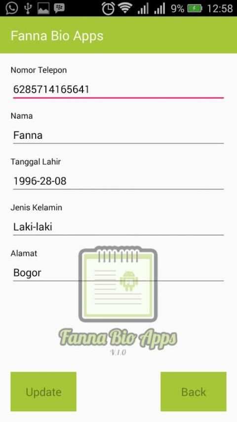 Fanna Bio Apps 3 تصوير الشاشة