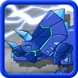 Dino Robot Triceratops icon