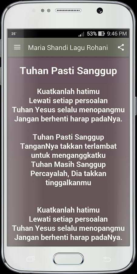 Maria Shandi Lagu Rohani screenshot 2