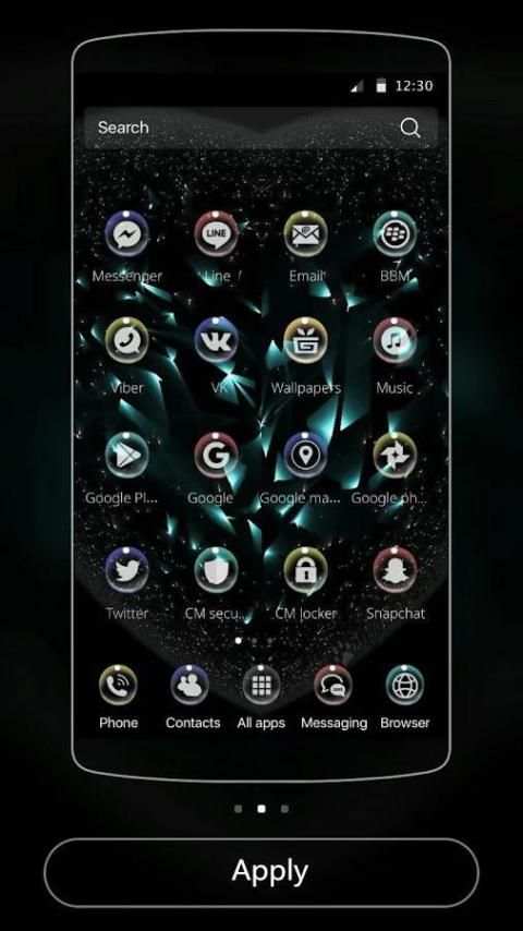 Tema batu hati berlian screenshot 2