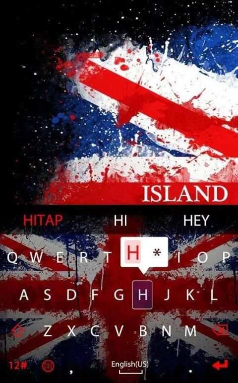 UK for Hitap Keyboard скриншот 2