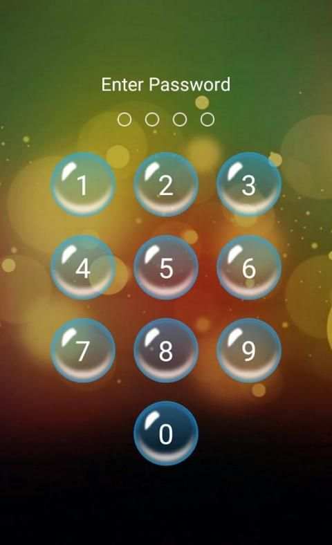 Bubble Photo Lock Screen screenshot 2