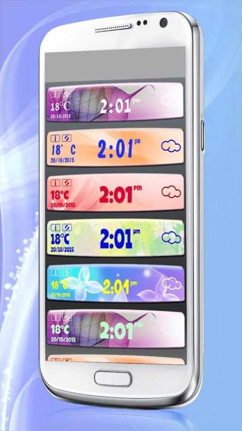 Transparent Clock and Weather screenshot 5