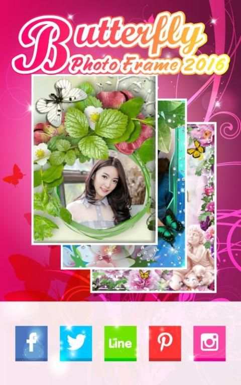 Butterfly Photo Frame 2016 2 تصوير الشاشة