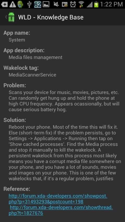 Wakelock Detector [ROOT] 4 تصوير الشاشة