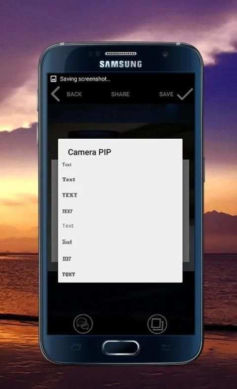 pip camera photo bottle effect screenshot 1