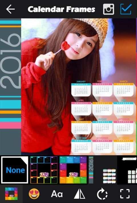 Calendar Frames 2016 5 تصوير الشاشة