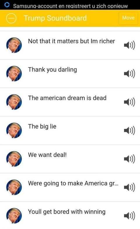 Trump! Soundboard स्क्रीनशॉट 2