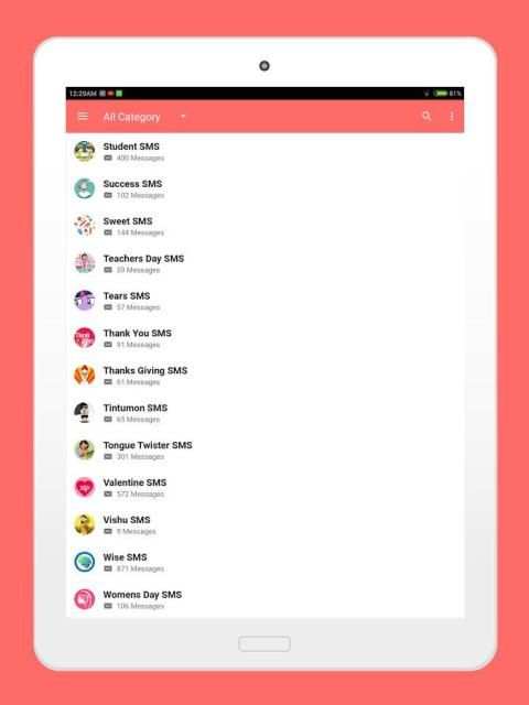 100000+ SMS Messages स्क्रीनशॉट 2