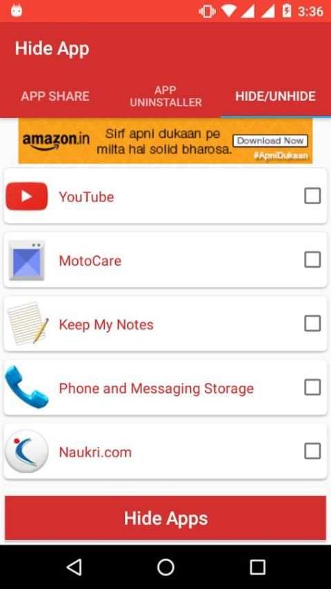 Hide App-Hide Application скриншот 2