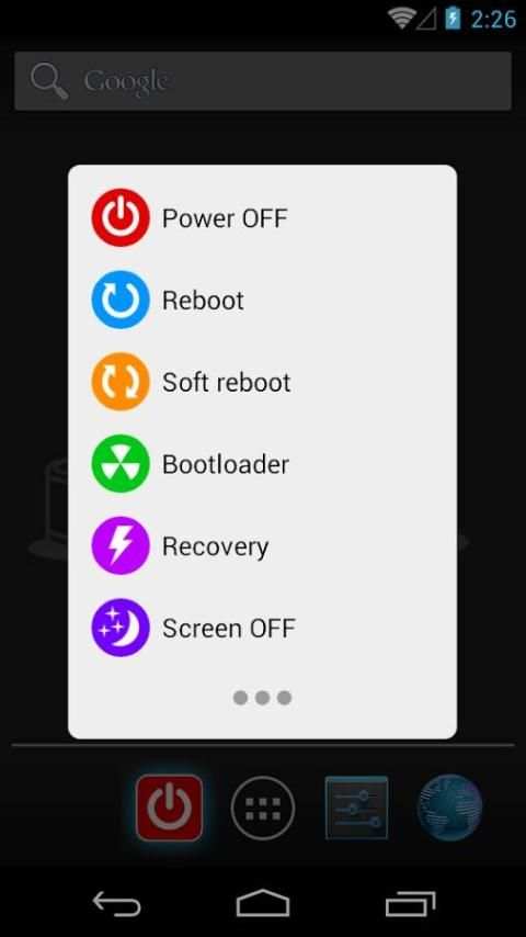 Power Menu (ROOT) 5 تصوير الشاشة