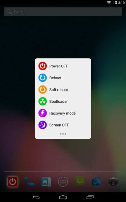 Power Menu (ROOT) 1 تصوير الشاشة