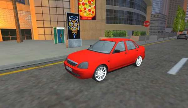 Car Simulator Driving : Lada Priora Tuning स्क्रीनशॉट 3