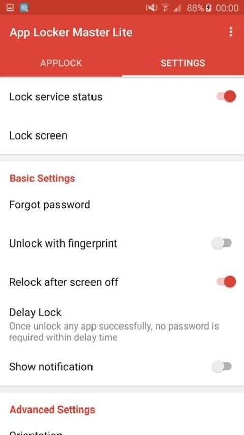 App Locker Master Lite screenshot 3