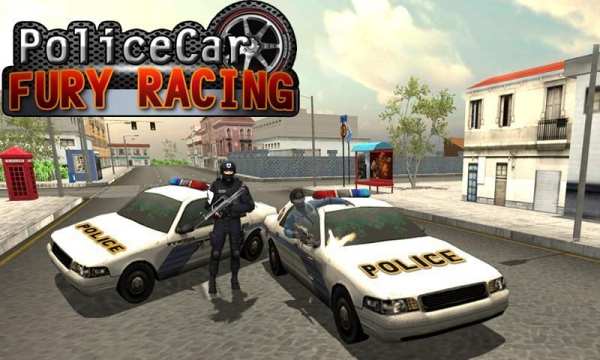 Police Car Fury Racing screenshot 2