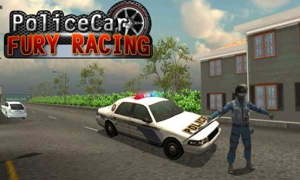 Police Car Fury Racing स्क्रीनशॉट 1