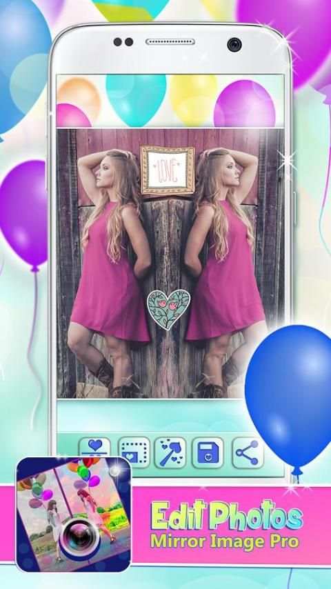 Efek cermin mengedit gambar screenshot 2