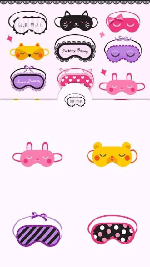 Face Mask Makeup, Sleep Emoji 5 تصوير الشاشة