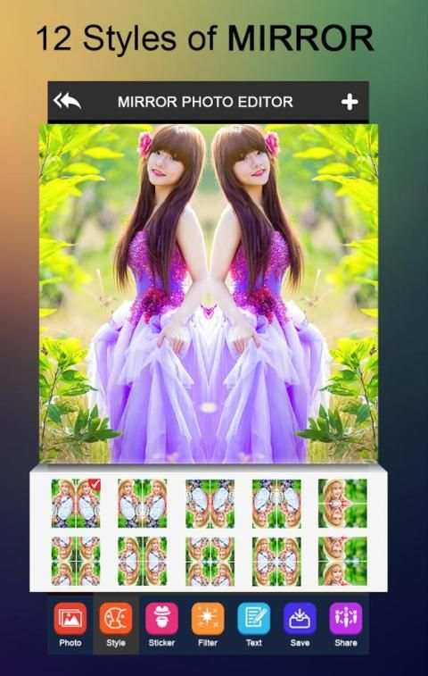 Mirror Photo Editor 4 تصوير الشاشة