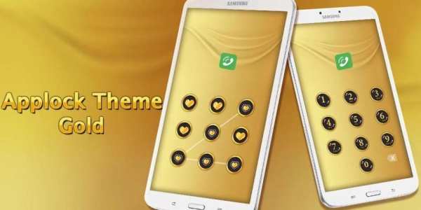 Applock Theme Gold स्क्रीनशॉट 1