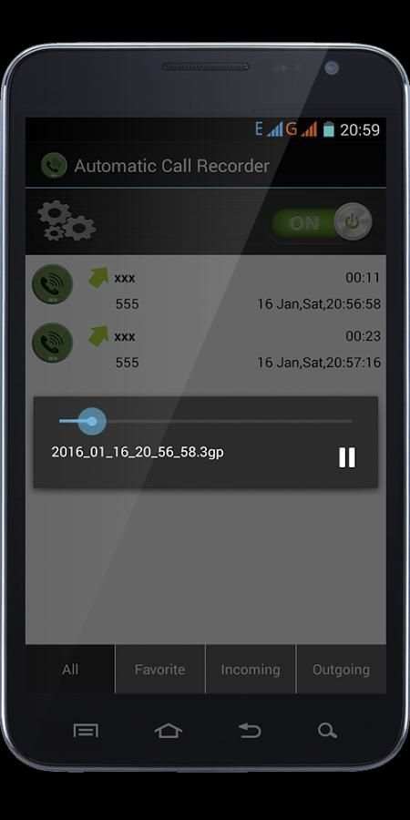 Automatic Call recorder screenshot 2