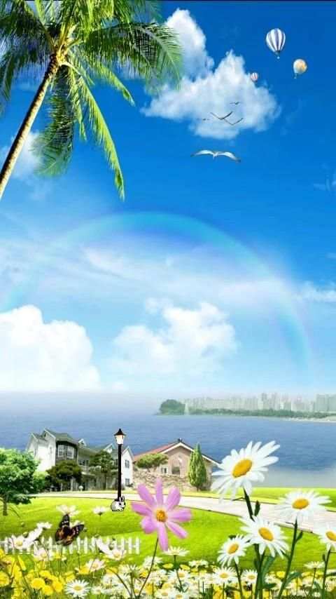 Coastal City Live Wallpaper screenshot 2