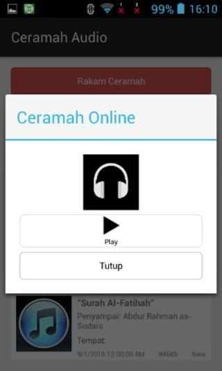 Ceramah Audio screenshot 1