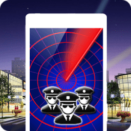 Police detector radar scanner أيقونة