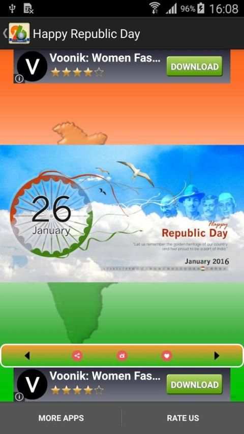 Happy Republic Day Sms स्क्रीनशॉट 3