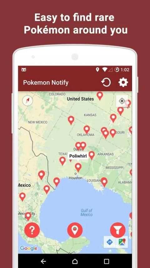 PokeMap Notify - Notifications screenshot 4