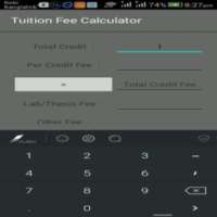 Tuition Fee Calculator