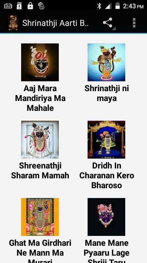 Shrinathji Aarti Bhajan Audio screenshot 9