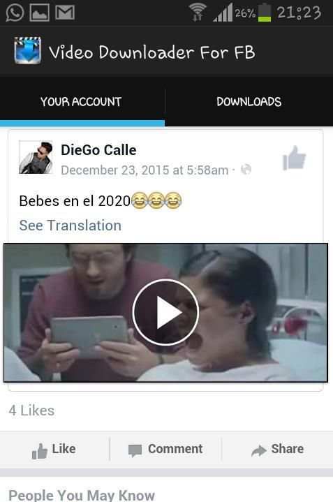 Video Downloader For Facebook screenshot 4
