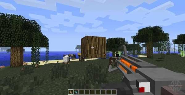 Gravity Gun Minecraft скриншот 3